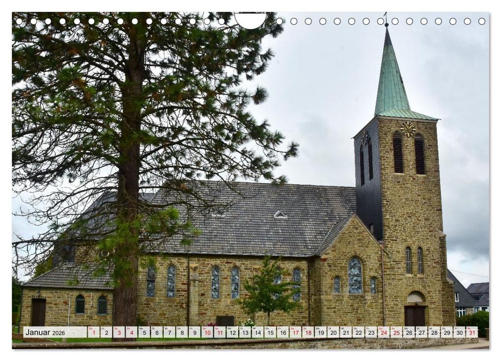 Weitere Ansicht: Kirchen und Kapellen rund um Simmerath (Wandkalender 2026 DIN A4 quer), CALVENDO Monatskalender | Jean-Louis Glineur, Calvendo