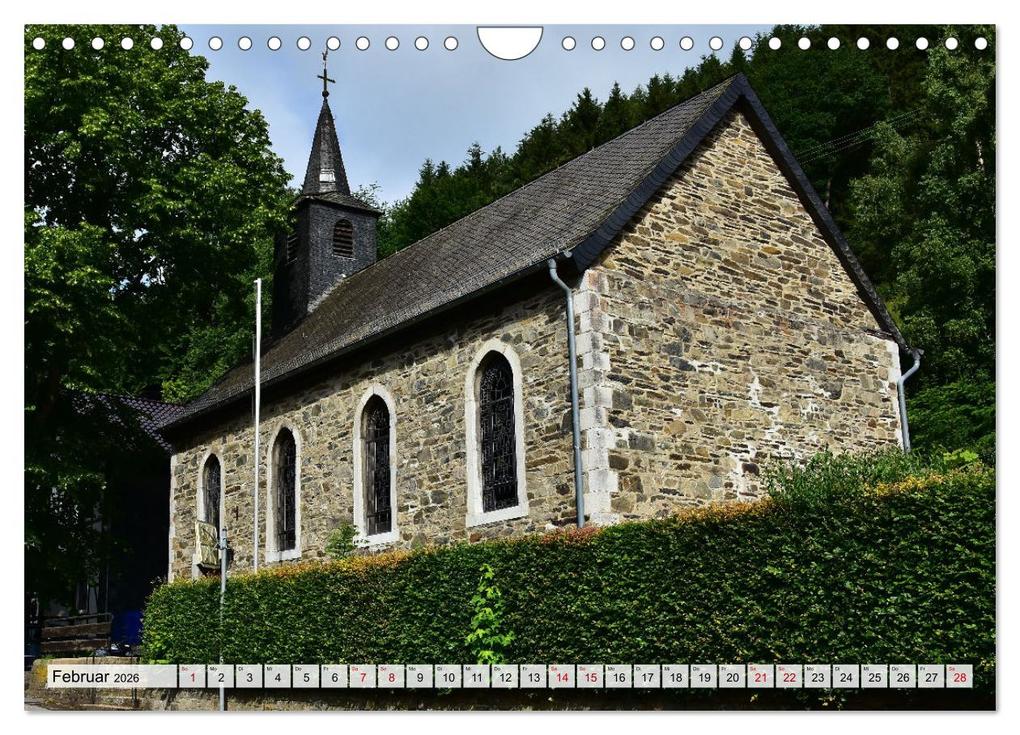 Weitere Ansicht: Kirchen und Kapellen rund um Simmerath (Wandkalender 2026 DIN A4 quer), CALVENDO Monatskalender | Jean-Louis Glineur, Calvendo