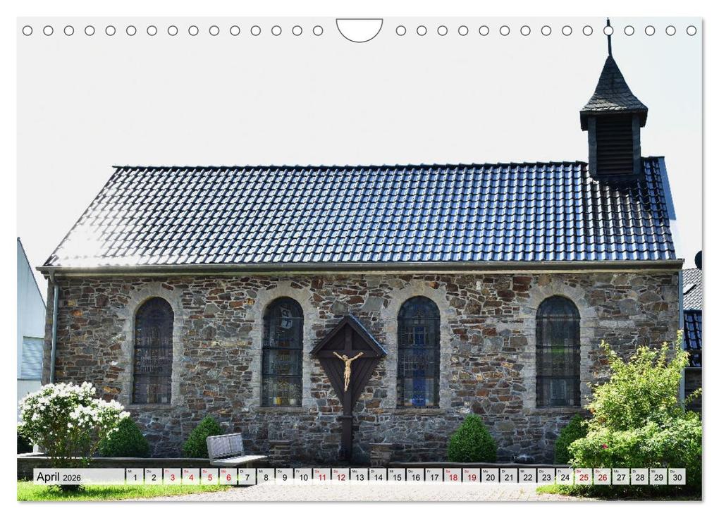 Weitere Ansicht: Kirchen und Kapellen rund um Simmerath (Wandkalender 2026 DIN A4 quer), CALVENDO Monatskalender | Jean-Louis Glineur, Calvendo