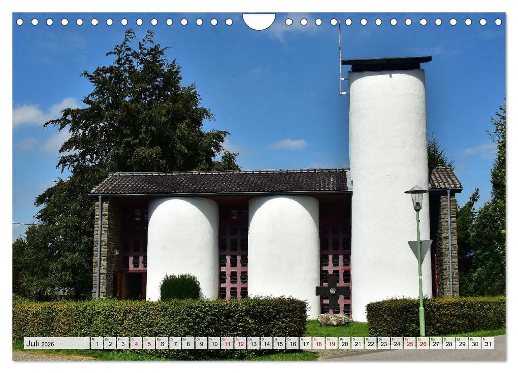 Weitere Ansicht: Kirchen und Kapellen rund um Simmerath (Wandkalender 2026 DIN A4 quer), CALVENDO Monatskalender | Jean-Louis Glineur, Calvendo