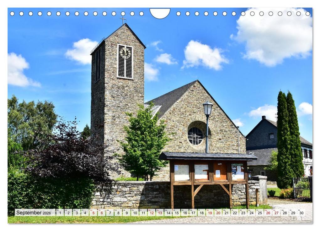Weitere Ansicht: Kirchen und Kapellen rund um Simmerath (Wandkalender 2026 DIN A4 quer), CALVENDO Monatskalender | Jean-Louis Glineur, Calvendo