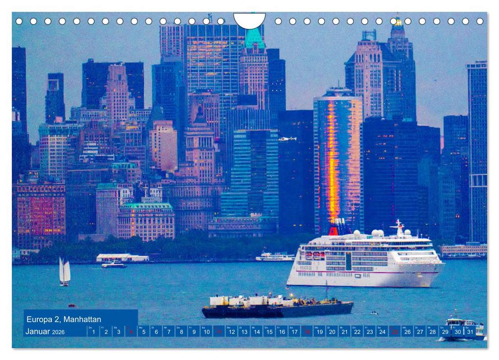 Weitere Ansicht: Kreuzfahrtschiffe unterwegs (Wandkalender 2026 DIN A4 quer), CALVENDO Monatskalender | Bruno Pohl, Calvendo