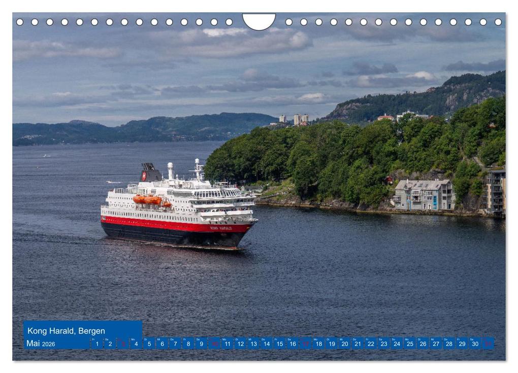 Weitere Ansicht: Kreuzfahrtschiffe unterwegs (Wandkalender 2026 DIN A4 quer), CALVENDO Monatskalender | Bruno Pohl, Calvendo