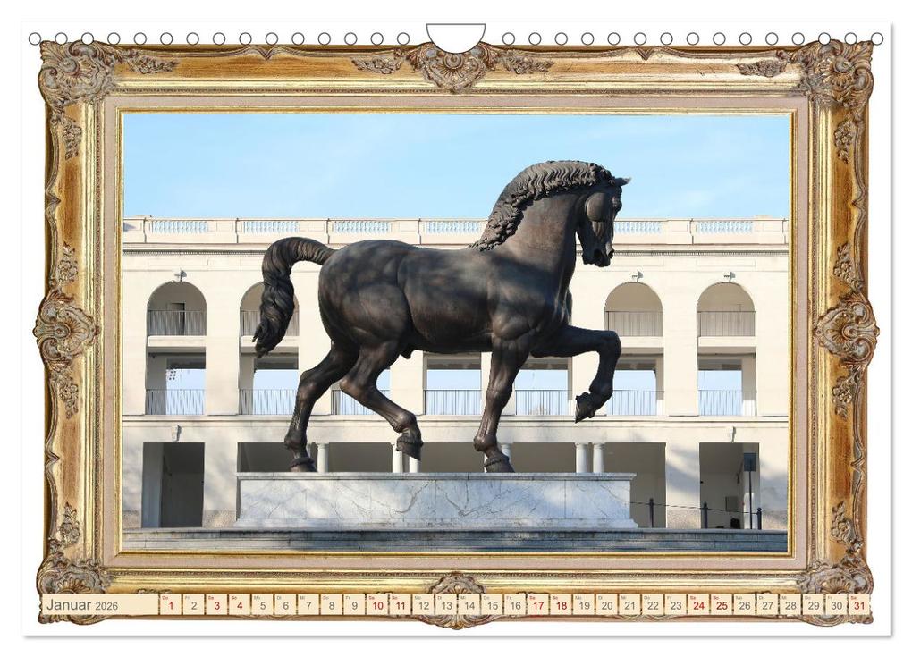 Weitere Ansicht: Pferde sind Kunst - horizontal (Wandkalender 2026 DIN A4 quer), CALVENDO Monatskalender | Karolin Heepmann, Calvendo