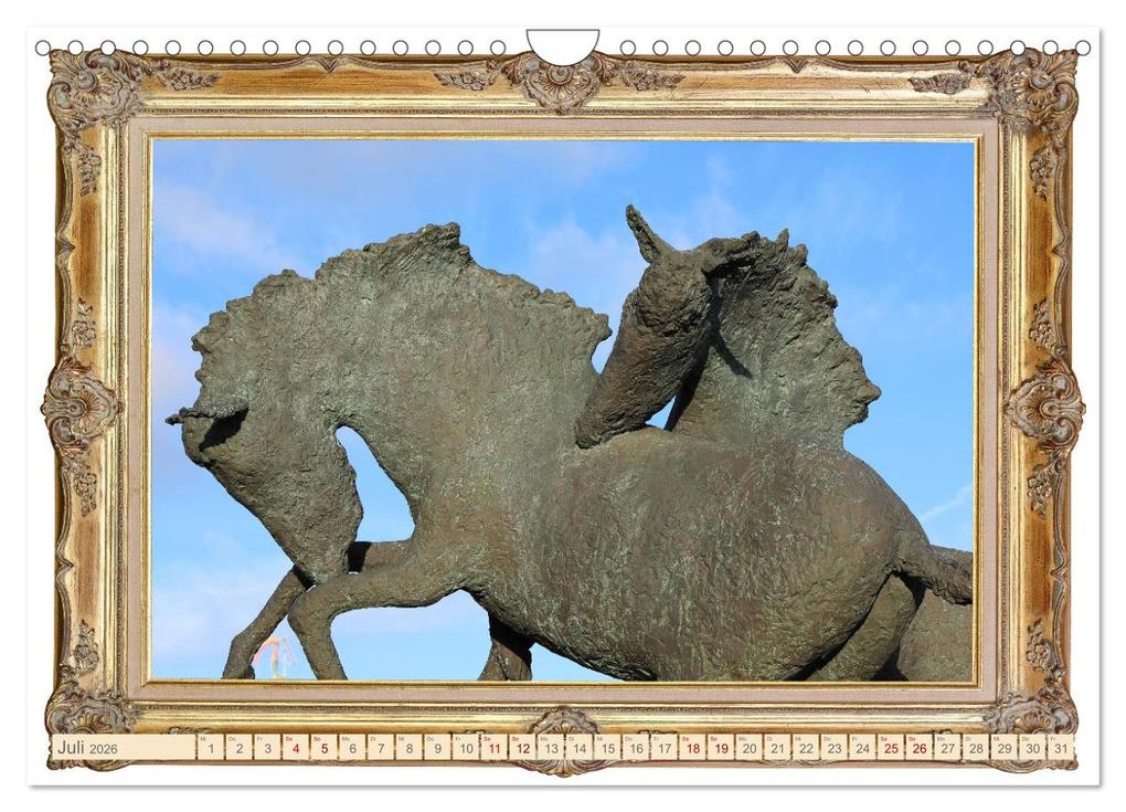 Weitere Ansicht: Pferde sind Kunst - horizontal (Wandkalender 2026 DIN A4 quer), CALVENDO Monatskalender | Karolin Heepmann, Calvendo