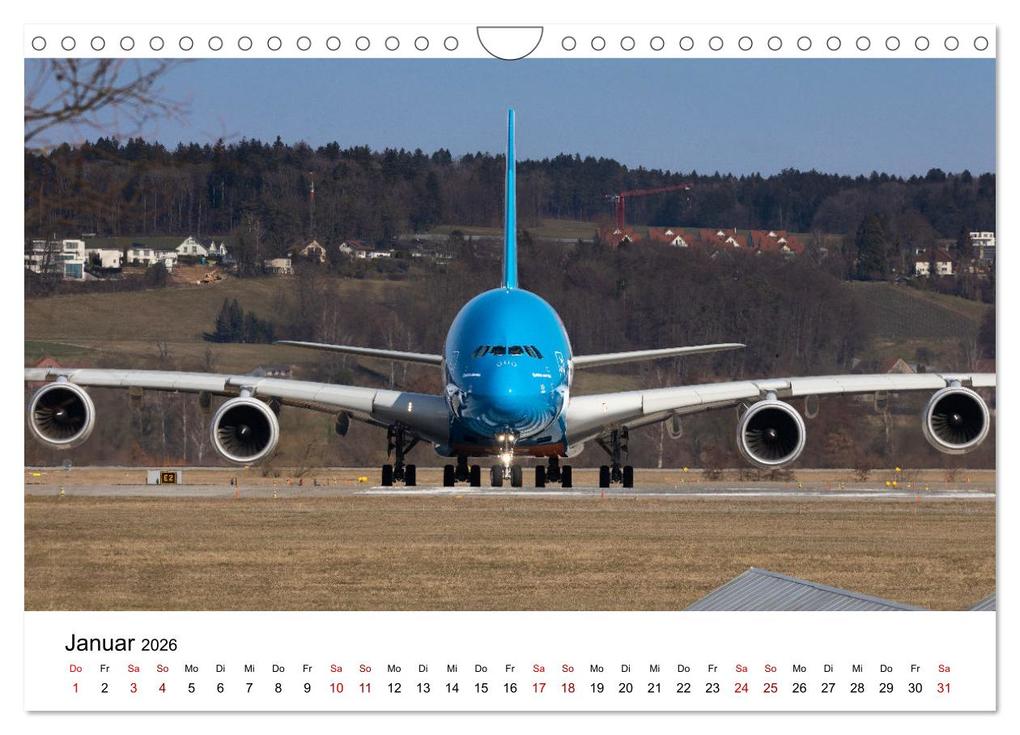Weitere Ansicht: Fliegerträume: 12 Monate, 12 Flugzeuge (Wandkalender 2026 DIN A4 quer), CALVENDO Monatskalender | Jan Schönwälder, Calvendo