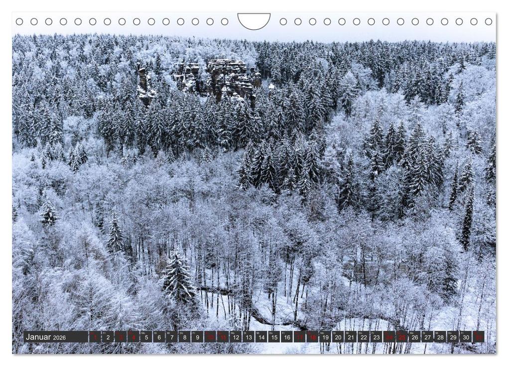 Weitere Ansicht: Die Sächsische Schweiz / Faszination Sandsteingebirge (Wandkalender 2026 DIN A4 quer), CALVENDO Monatskalender | Mario Koch Fotografie, Calvendo