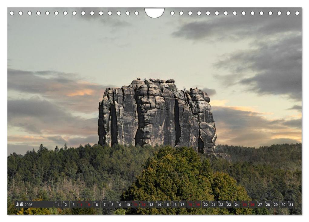 Weitere Ansicht: Die Sächsische Schweiz / Faszination Sandsteingebirge (Wandkalender 2026 DIN A4 quer), CALVENDO Monatskalender | Mario Koch Fotografie, Calvendo