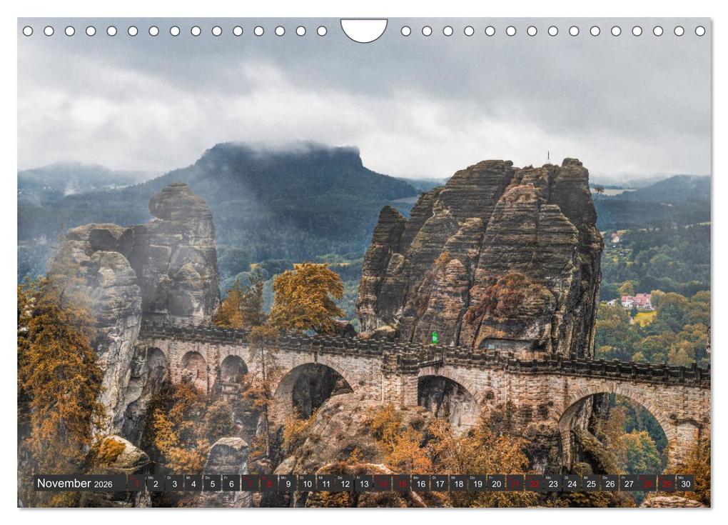 Weitere Ansicht: Die Sächsische Schweiz / Faszination Sandsteingebirge (Wandkalender 2026 DIN A4 quer), CALVENDO Monatskalender | Mario Koch Fotografie, Calvendo