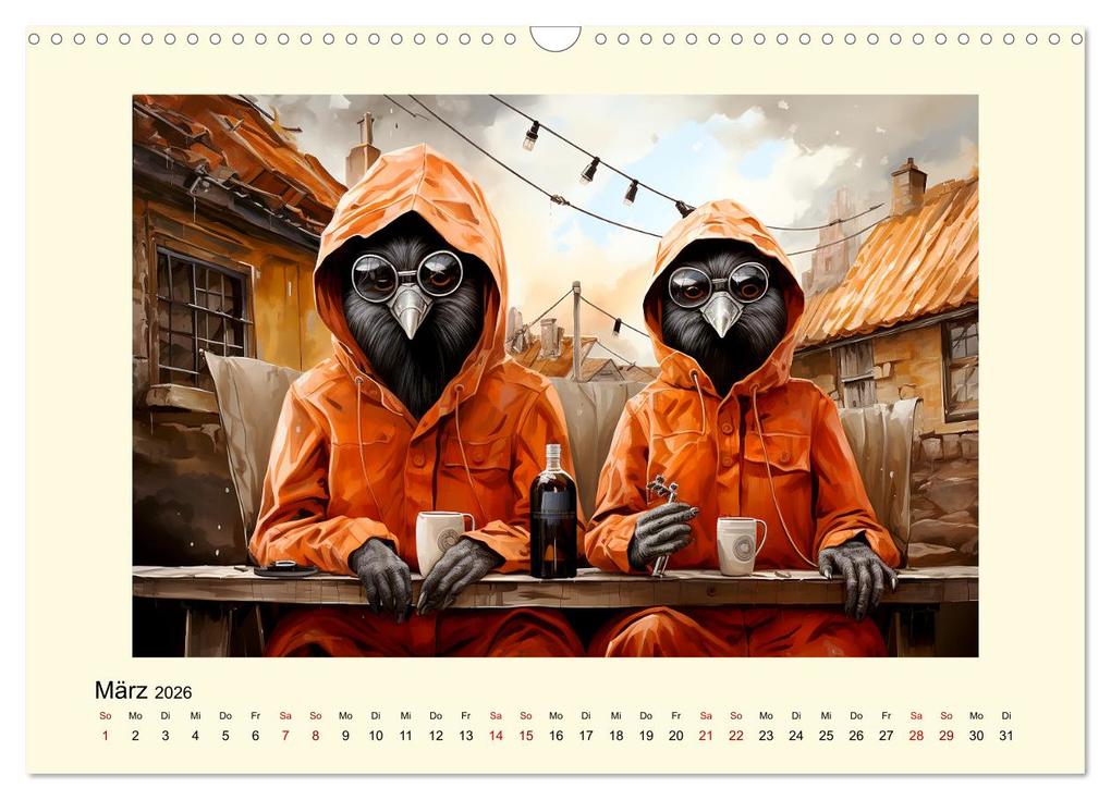 Weitere Ansicht: Verrückte Hühner (Wandkalender 2026 DIN A3 quer), CALVENDO Monatskalender | Cathrin Illgen, Calvendo