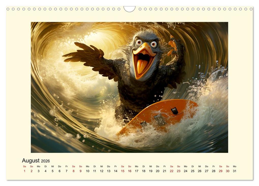 Weitere Ansicht: Verrückte Hühner (Wandkalender 2026 DIN A3 quer), CALVENDO Monatskalender | Cathrin Illgen, Calvendo