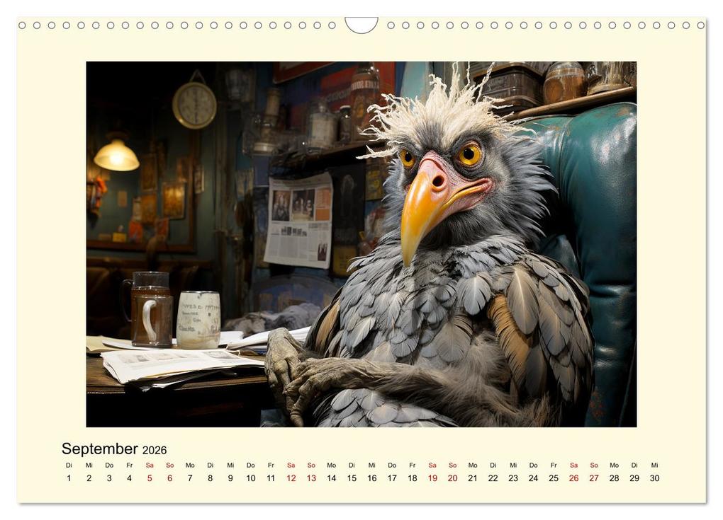 Weitere Ansicht: Verrückte Hühner (Wandkalender 2026 DIN A3 quer), CALVENDO Monatskalender | Cathrin Illgen, Calvendo