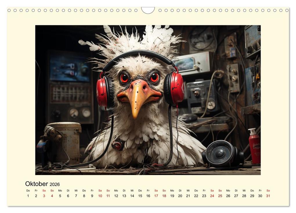 Weitere Ansicht: Verrückte Hühner (Wandkalender 2026 DIN A3 quer), CALVENDO Monatskalender | Cathrin Illgen, Calvendo