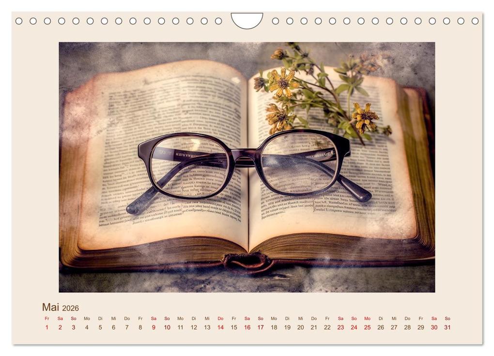 Weitere Ansicht: Bücherzauber (Wandkalender 2026 DIN A4 quer), CALVENDO Monatskalender | Cathrin Illgen, Calvendo