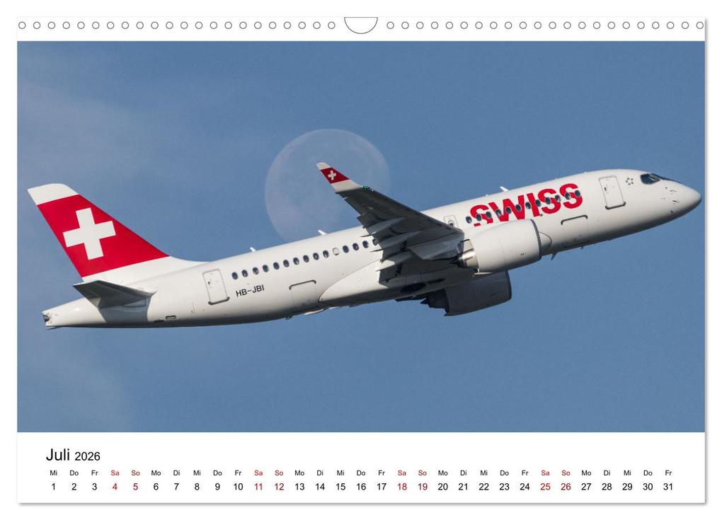 Weitere Ansicht: Fliegerträume: 12 Monate, 12 Flugzeuge (Wandkalender 2026 DIN A3 quer), CALVENDO Monatskalender | Jan Schönwälder, Calvendo