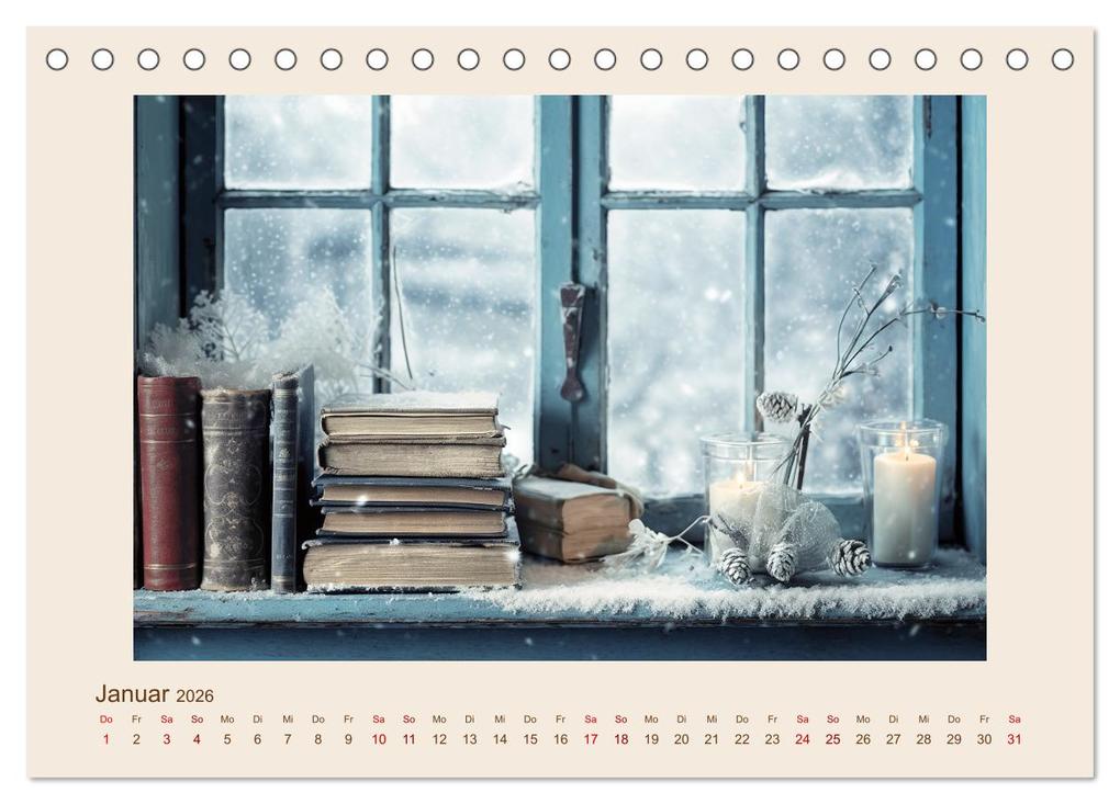 Weitere Ansicht: Bücherzauber (Tischkalender 2026 DIN A5 quer), CALVENDO Monatskalender | Cathrin Illgen, Calvendo