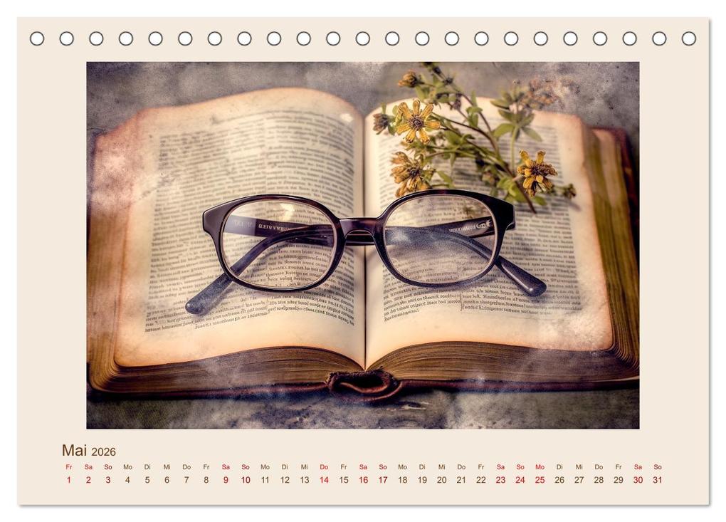 Weitere Ansicht: Bücherzauber (Tischkalender 2026 DIN A5 quer), CALVENDO Monatskalender | Cathrin Illgen, Calvendo
