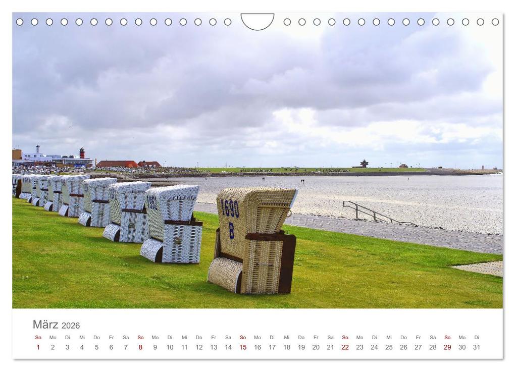 Weitere Ansicht: Mein Büsum - Das wunderschöne Nordseeheilbad in Schleswig-Holstein (Wandkalender 2026 DIN A4 quer), CALVENDO Monatskalender | Michaela Schimmack, Calvendo