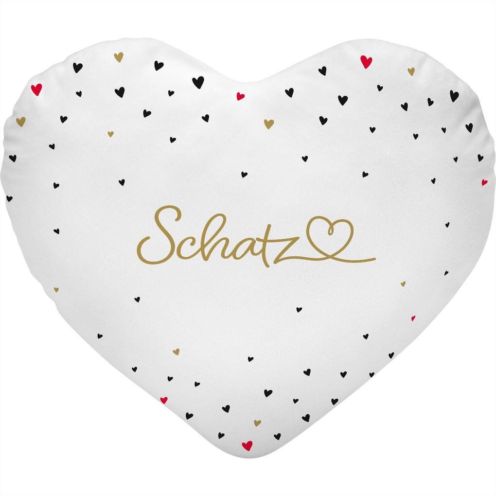 Produktbild: Plüschkissen mit Motiv "Schatz"