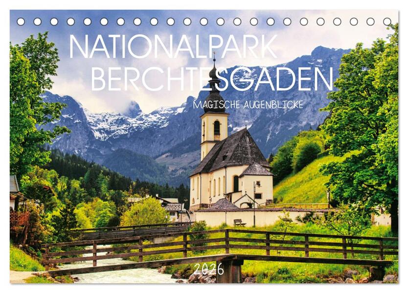 Produktbild: Nationalpark Berchtesgaden- Magische Augenblicke (Tischkalender 2026 DIN A5 quer), CALVENDO Monatskalender | Calvendo, Jakob Hillen