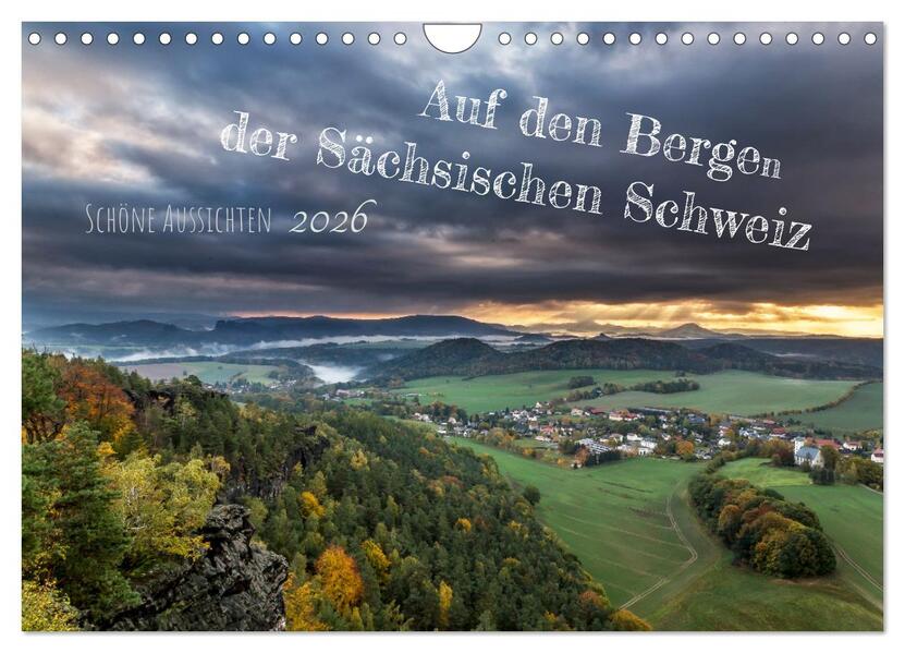 Produktbild: Auf den Bergen der Sächsischen Schweiz (Wandkalender 2026 DIN A4 quer), CALVENDO Monatskalender | Linda Geisdorf, Calvendo