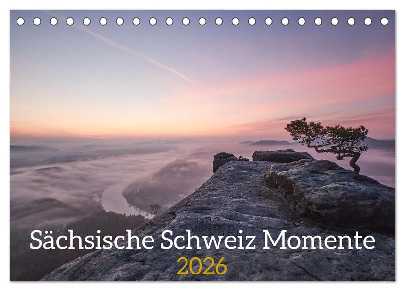 Produktbild: Sächsische Schweiz Momente 2026 (Tischkalender 2026 DIN A5 quer), CALVENDO Monatskalender | Raik Behr, Calvendo