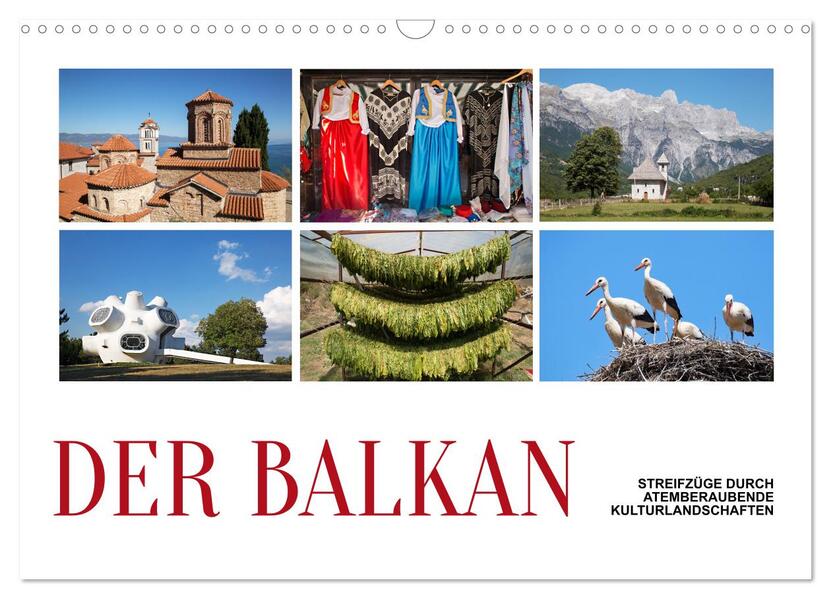 Produktbild: Der Balkan - Streifzüge durch atemberaubende Kulturlandschaften (Wandkalender 2026 DIN A3 quer), CALVENDO Monatskalender | Christian Hallweger, Calvendo