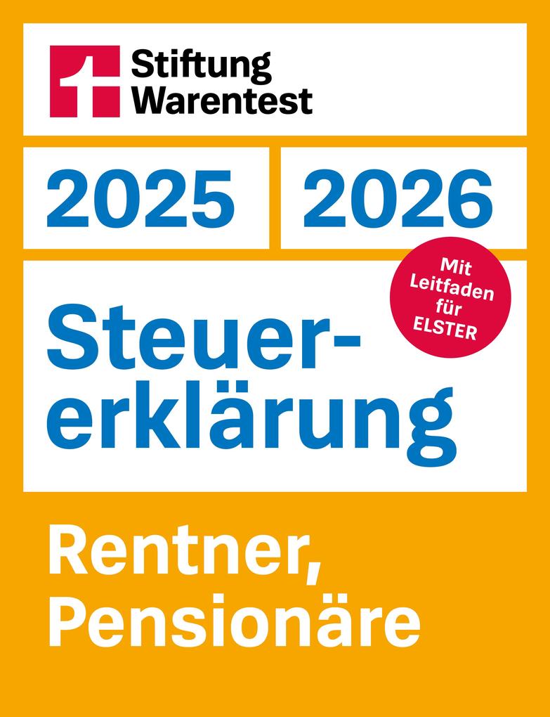 Produktbild: Steuererklärung 2025/2026 - Rentner, Pensionäre - Steuerratgeber für die Einkommensteuer mit Steuertipps, für Anfänger geeignet | Udo Reuß