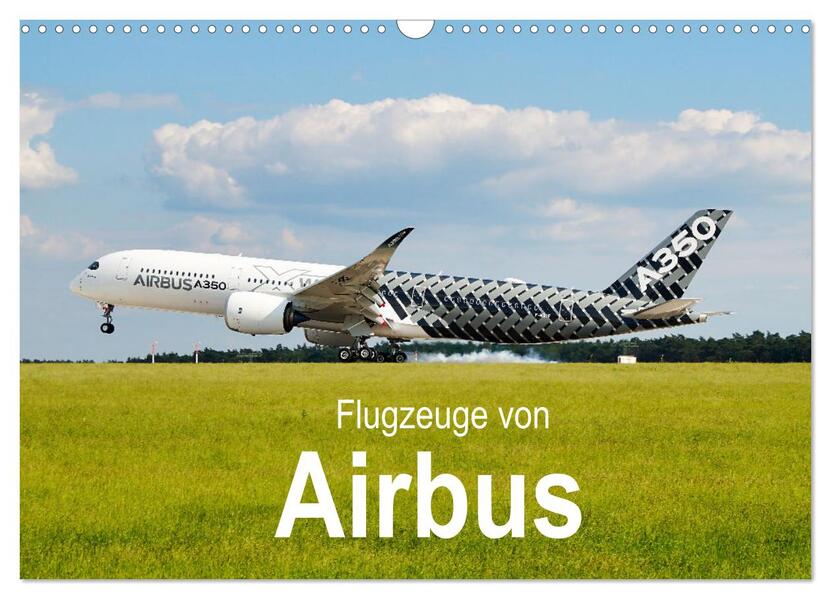 Produktbild: Flugzeuge von Airbus (Wandkalender 2026 DIN A3 quer), CALVENDO Monatskalender | Jakob Otto, Calvendo