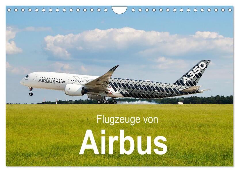 Produktbild: Flugzeuge von Airbus (Wandkalender 2026 DIN A4 quer), CALVENDO Monatskalender | Jakob Otto, Calvendo