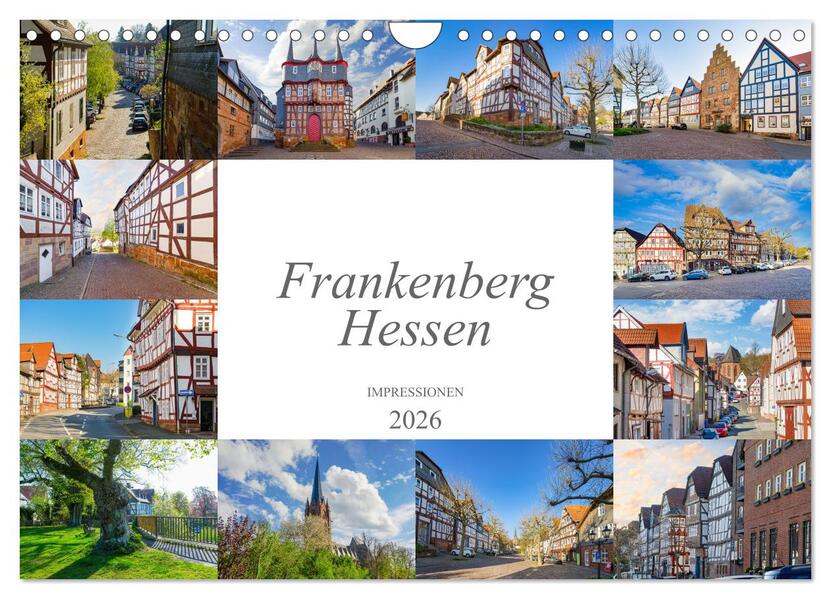 Produktbild: Frankenberg Hessen Impressionen (Wandkalender 2026 DIN A4 quer), CALVENDO Monatskalender | Dirk Meutzner, Calvendo