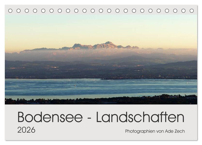 Produktbild: Bodensee - Landschaften (Tischkalender 2026 DIN A5 quer), CALVENDO Monatskalender | Calvendo, Ade Zech