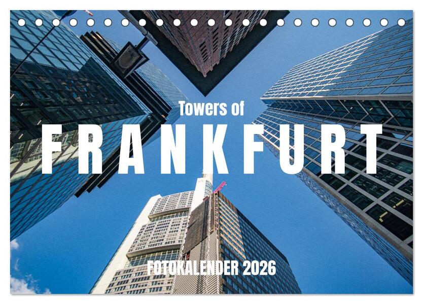 Produktbild: Towers of Frankfurt Fotokalender 2026 (Tischkalender 2026 DIN A5 quer), CALVENDO Monatskalender | Calvendo, shadiego, shadiego shadiego
