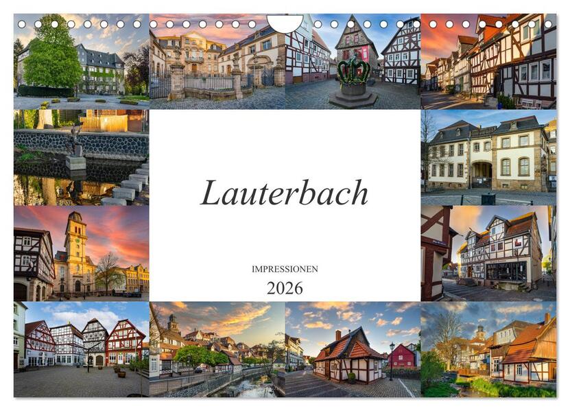 Produktbild: Lauterbach Impressionen (Wandkalender 2026 DIN A4 quer), CALVENDO Monatskalender | Dirk Meutzner, Calvendo