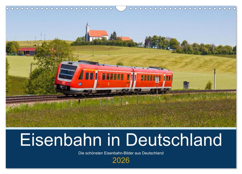 Produktbild: Eisenbahn in Deutschland (Wandkalender 2026 DIN A3 quer), CALVENDO Monatskalender | Markus Mainka, Calvendo