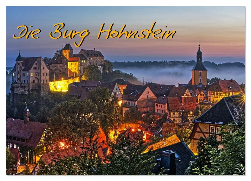 Produktbild: Die Burg Hohnstein im Licht der vier Jahreszeiten (Wandkalender 2026 DIN A4 quer), CALVENDO Monatskalender | Calvendo, Norbert Jentzsch