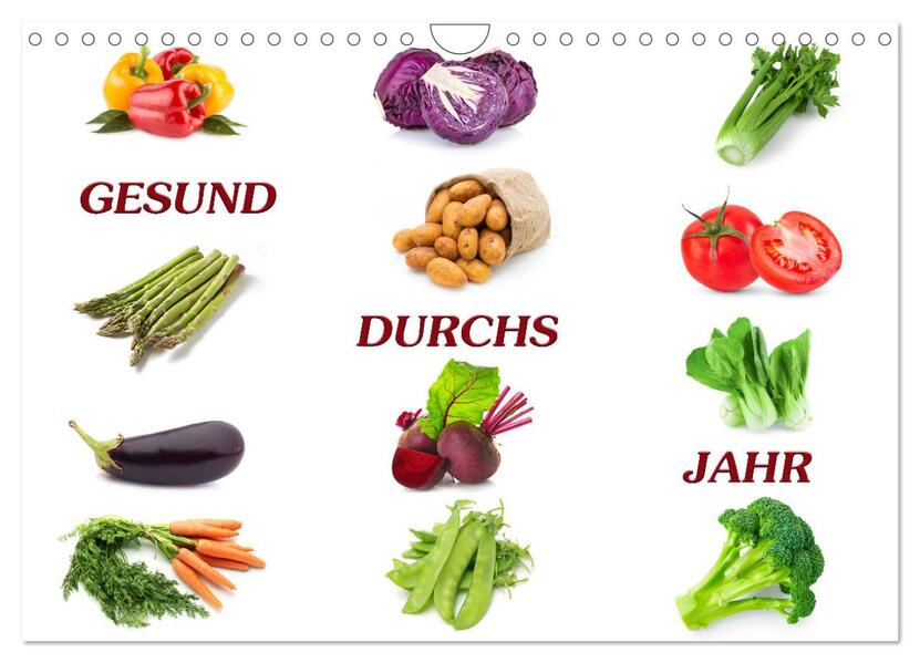 Produktbild: Gesund durchs Jahr (Wandkalender 2026 DIN A4 quer), CALVENDO Monatskalender | Gunter Kirsch, Calvendo