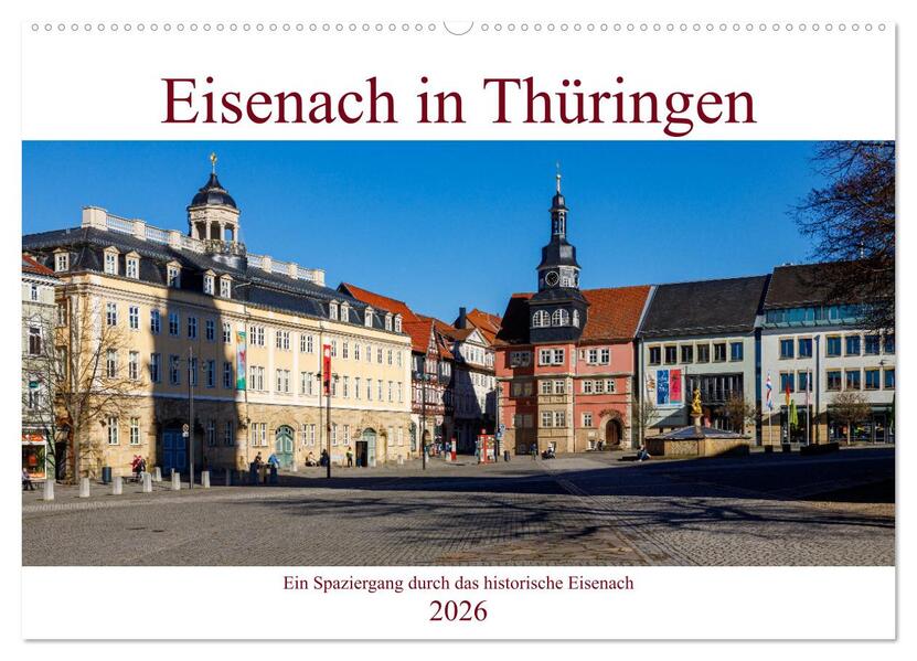 Produktbild: Eisenach in Thüringen (Wandkalender 2026 DIN A2 quer), CALVENDO Monatskalender | Calvendo, Roland Brack