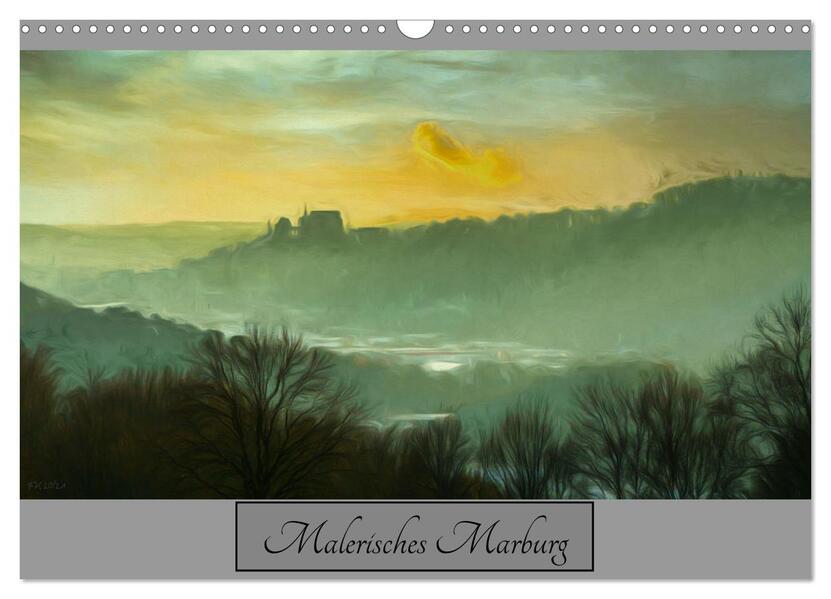 Produktbild: Malerisches Marburg (Wandkalender 2026 DIN A3 quer), CALVENDO Monatskalender | Calvendo, Frank Kremer