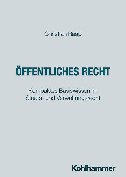 Produktbild: Öffentliches Recht | Christian Raap