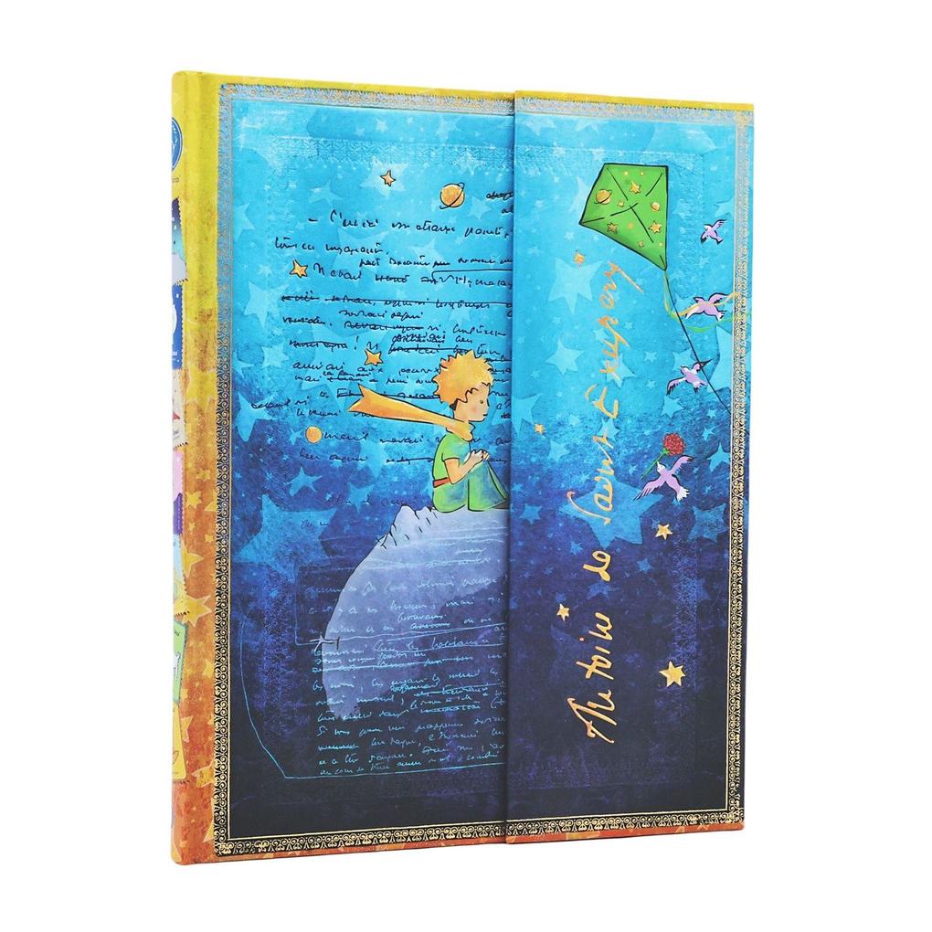 Produktbild: Saint-Exupéry, The Little Prince (Embellished Manuscripts Collection) Ultra Lined Hardcover Journal (Wrap Closure) | Paperblanks