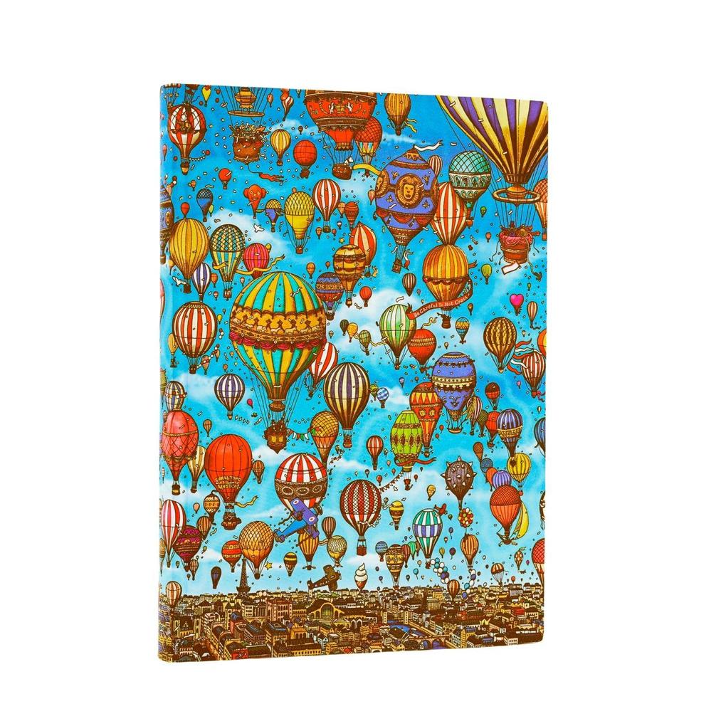 Produktbild: Balloon Festival (Pierre the Maze Detective) Midi Lined Softcover Flexi Journal (Elastic Band Closure) | Paperblanks