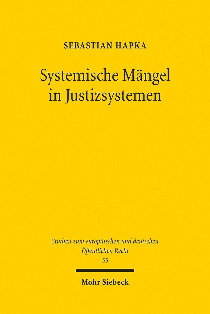 Produktbild: Systemische Mängel in Justizsystemen | Sebastian Hapka