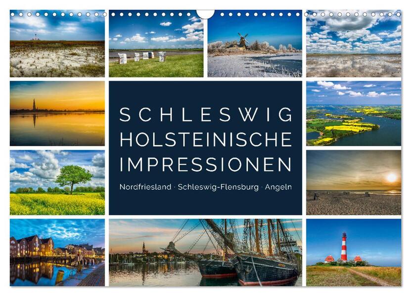 Produktbild: Schleswig-Holsteinische Impressionen (Wandkalender 2026 DIN A3 quer), CALVENDO Monatskalender | Calvendo, Susann Kuhr