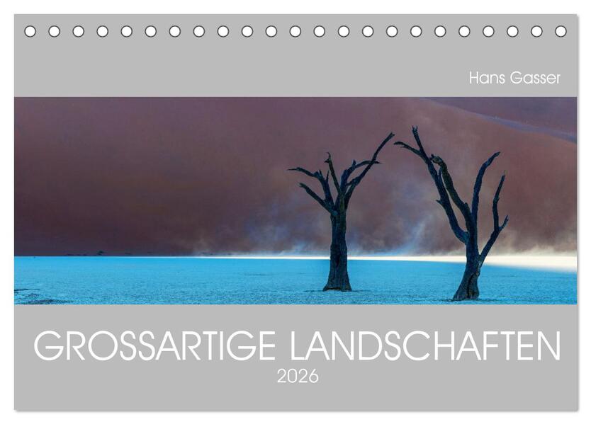 Produktbild: GROSSARTIGE LANDSCHAFTEN 2026 (Tischkalender 2026 DIN A5 quer), CALVENDO Monatskalender | Calvendo, Hans Gasser
