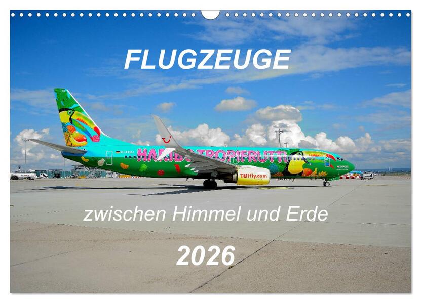 Produktbild: Flugzeuge zwischen Himmel und Erde (Wandkalender 2026 DIN A3 quer), CALVENDO Monatskalender | Matthias Merz, Calvendo