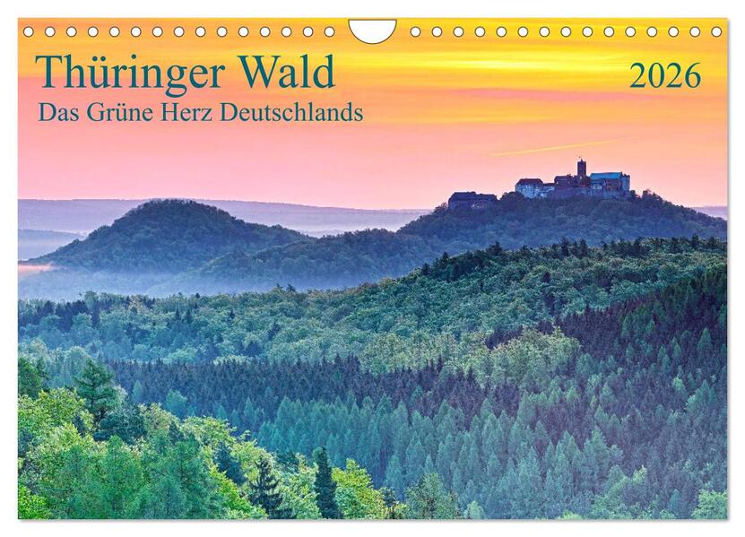 Produktbild: Thüringer Wald Das Grüne Herz Deutschlands (Wandkalender 2026 DIN A4 quer), CALVENDO Monatskalender | Prime Selection, Calvendo