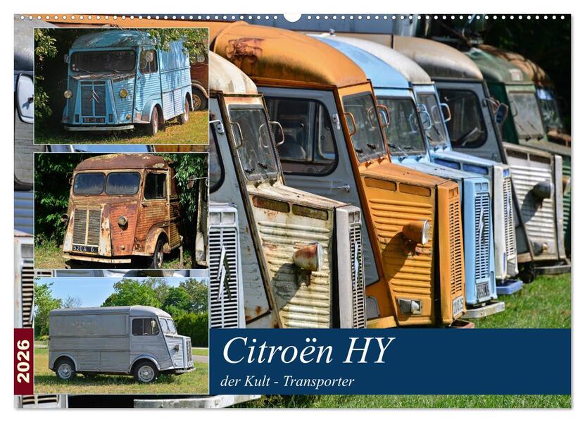 Produktbild: Citroën HY der Kult -Transporter (Wandkalender 2026 DIN A2 quer), CALVENDO Monatskalender | Ingo Laue, Calvendo