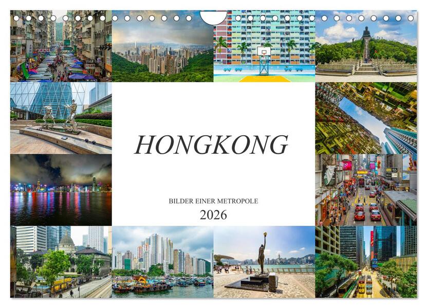 Produktbild: Hongkong Bilder einer Metropole (Wandkalender 2026 DIN A4 quer), CALVENDO Monatskalender | Dirk Meutzner, Calvendo