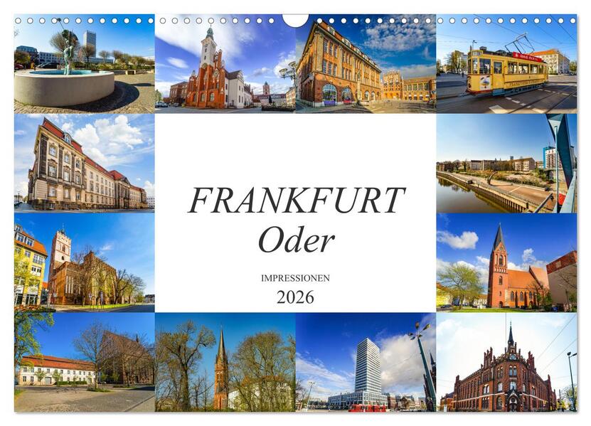 Produktbild: Frankfurt Oder Impressionen (Wandkalender 2026 DIN A3 quer), CALVENDO Monatskalender | Calvendo, Dirk Meutzner